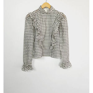 H&M Gingham Blouse